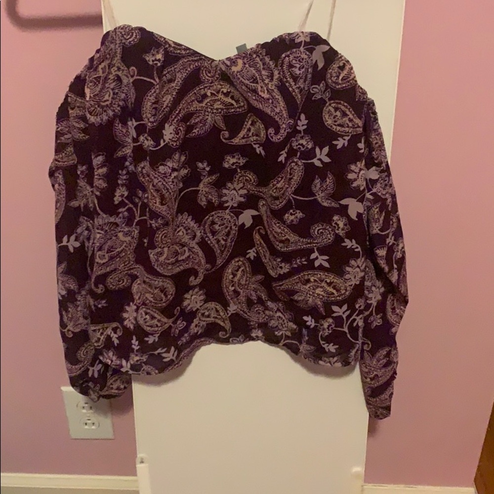 Off the Shoulder Crop Top